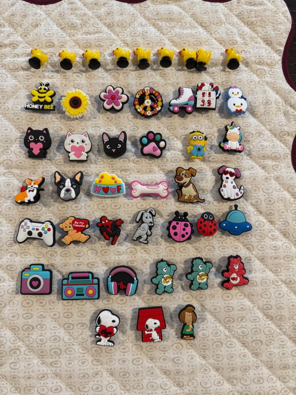 Assorted Cute Character Croc Charms